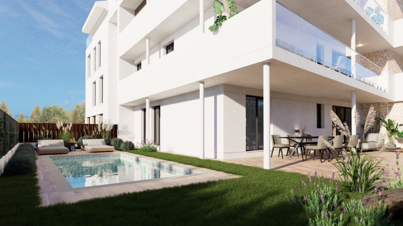 Javea: Luxuriöse Wohnungen nur 50 Meter vom Meer entfernt