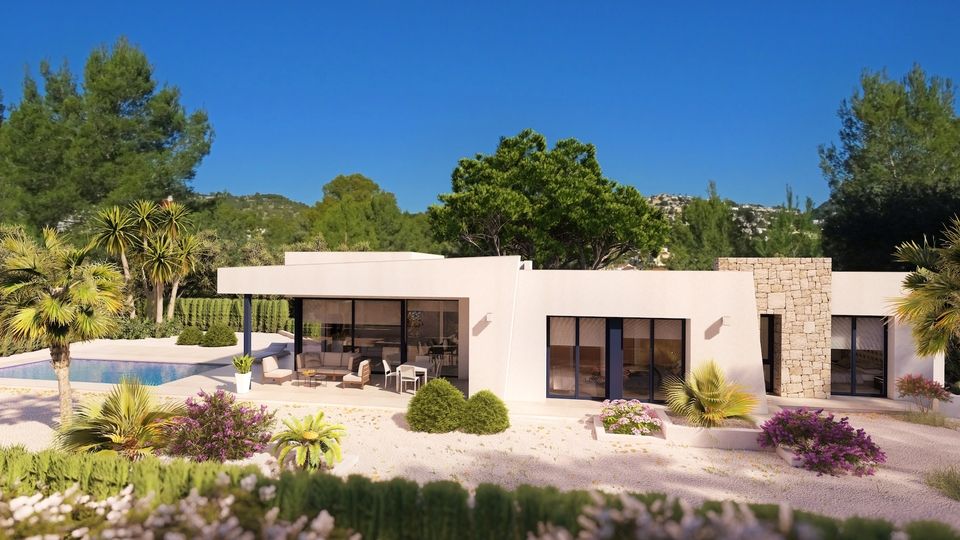 Benissa: Moderna villa de nueva construcción en un oasis de tranquilidad