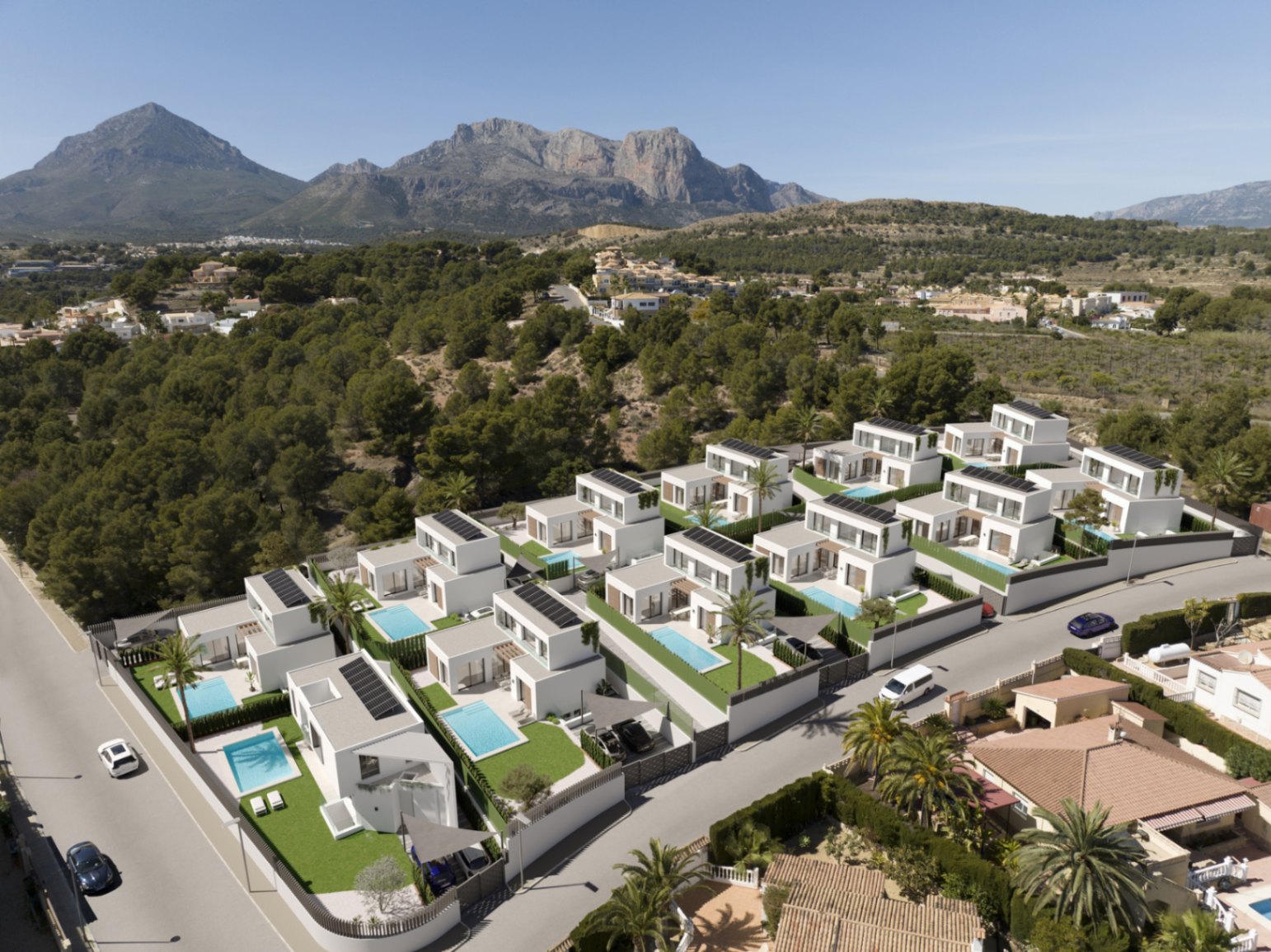 Alfaz del Pí : Villa neuve dans une urbanisation privée
