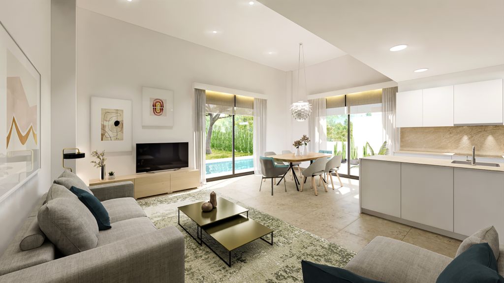 Finestrat : Beautiful new build villa with sea views