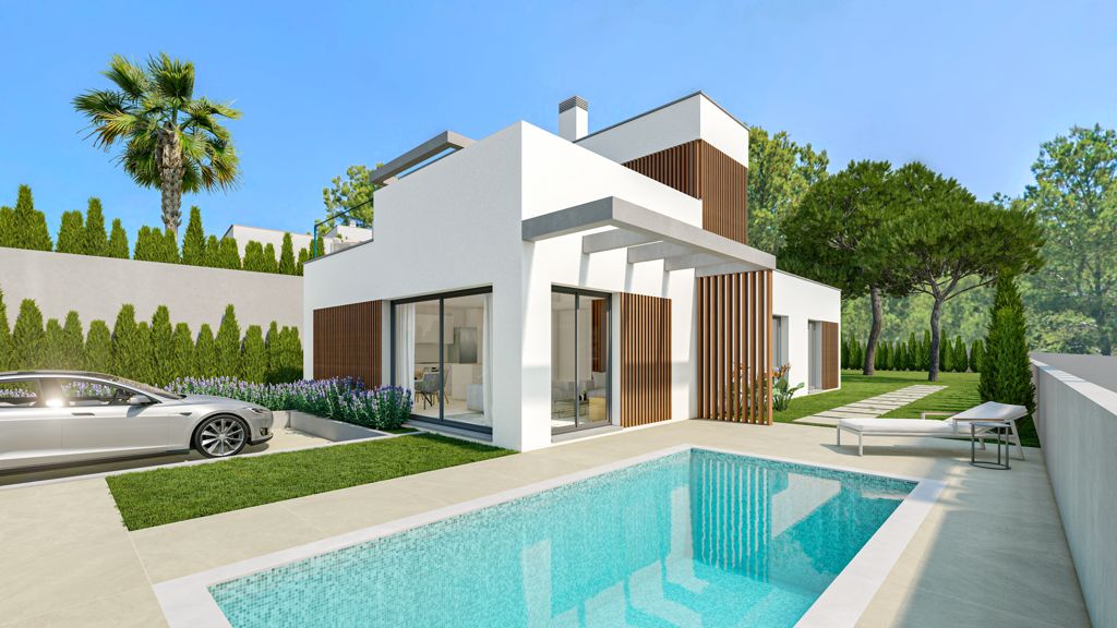 Finestrat : Beautiful new build villa with sea views