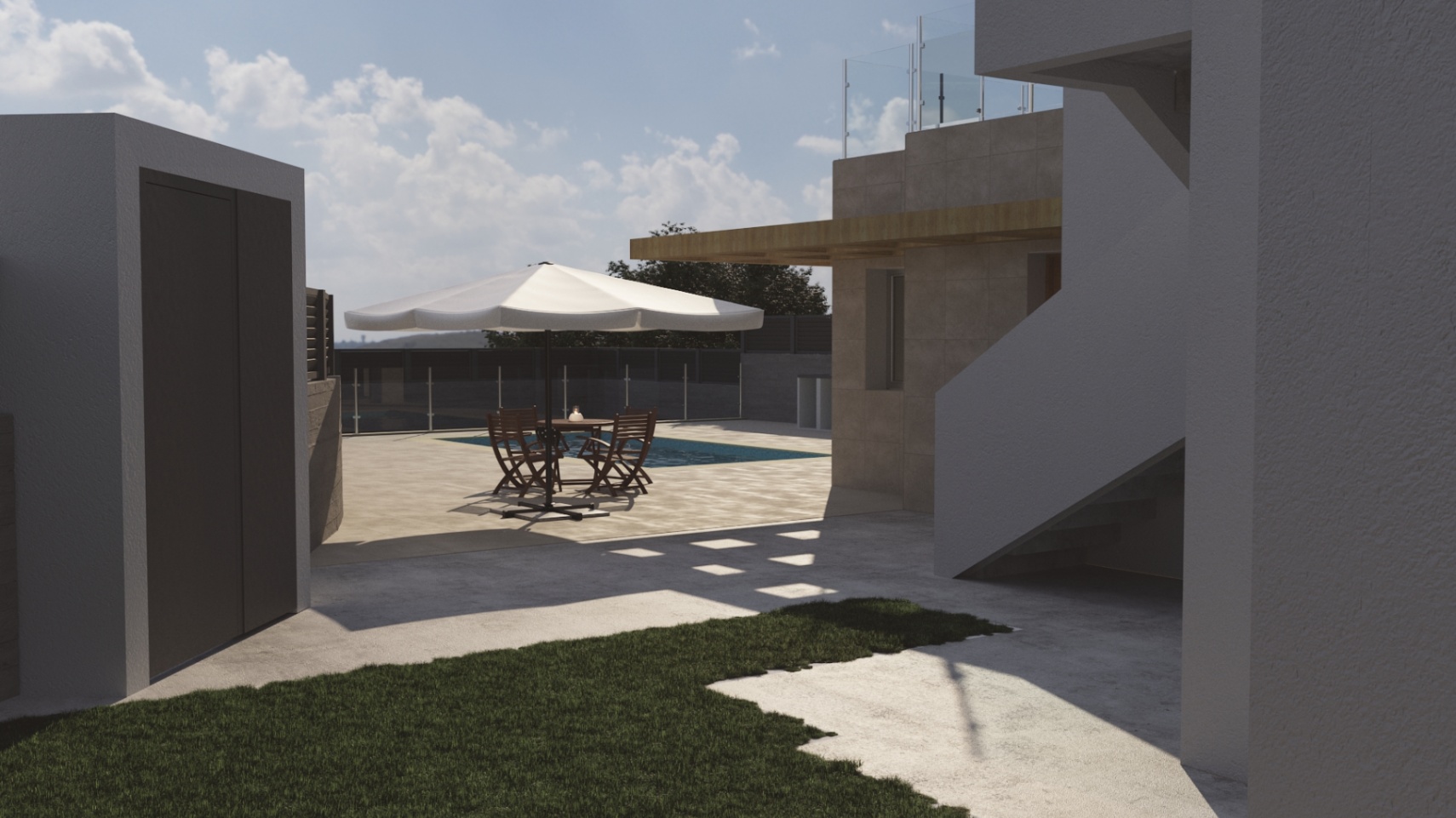 Polop : Nieuwbouwvilla met zwembad