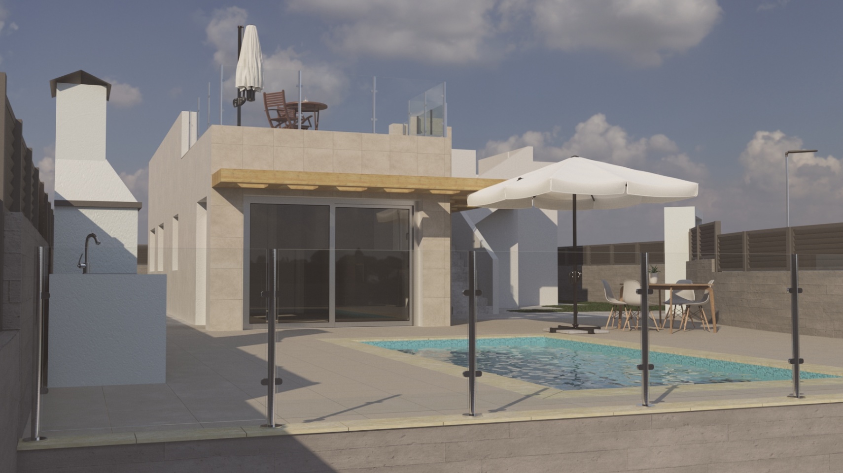 Polop : Chalet de nueva construcción con piscina
