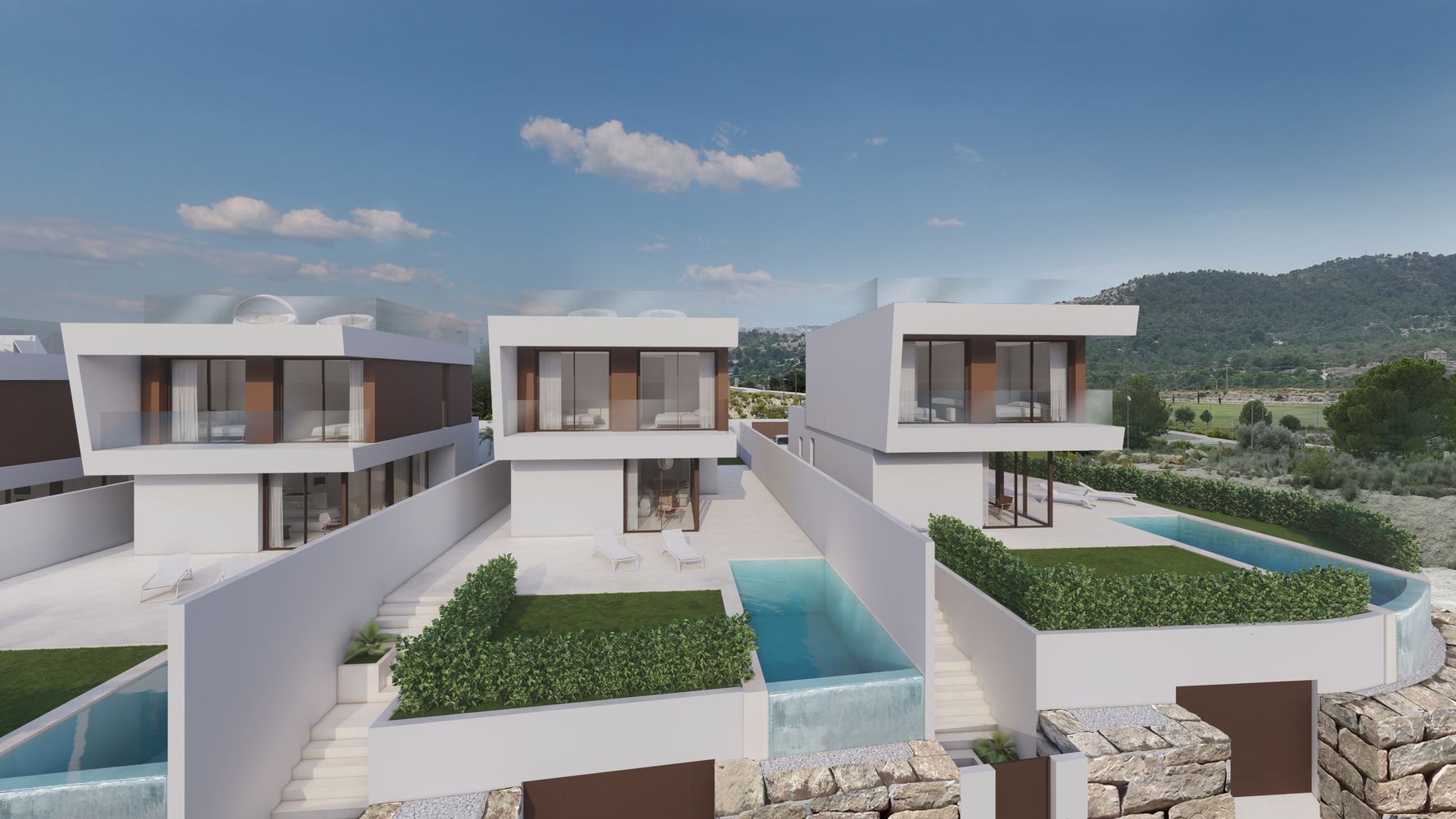 Finestrat: New build luxury villas on the golf course