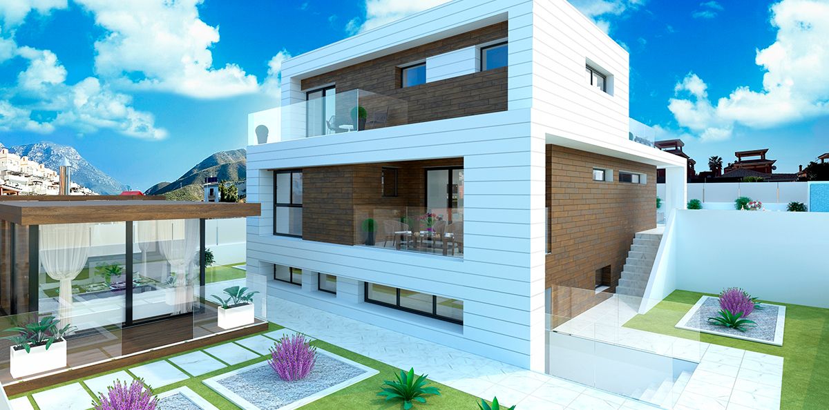 Finestrat: Prachtige nieuwbouw villa met een open zicht