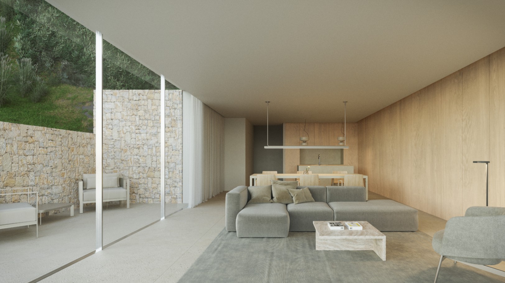Benissa La Fustera: Villa de diseño con vistas panorámicas