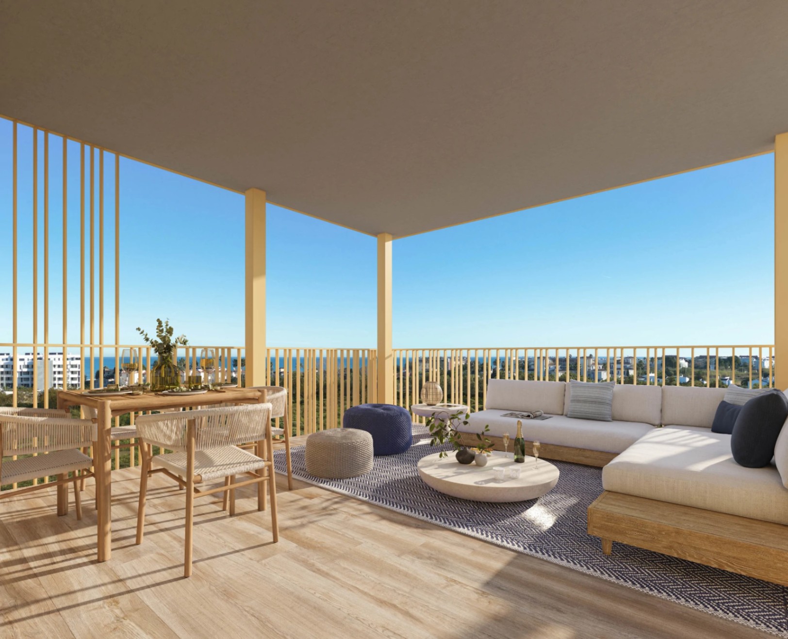 Denia: Moderno apartamento de obra nueva a poca distancia de la playa