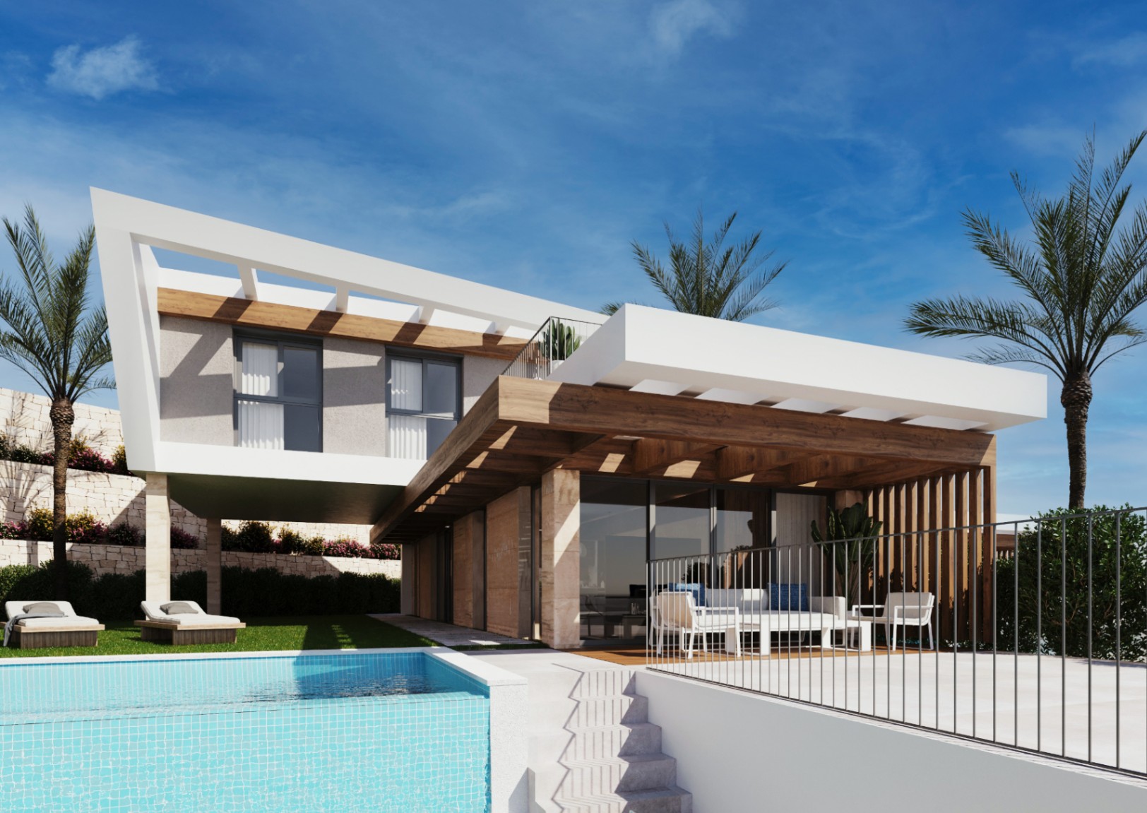 Polop: Beautiful new build villa with phenomenal panoramic views