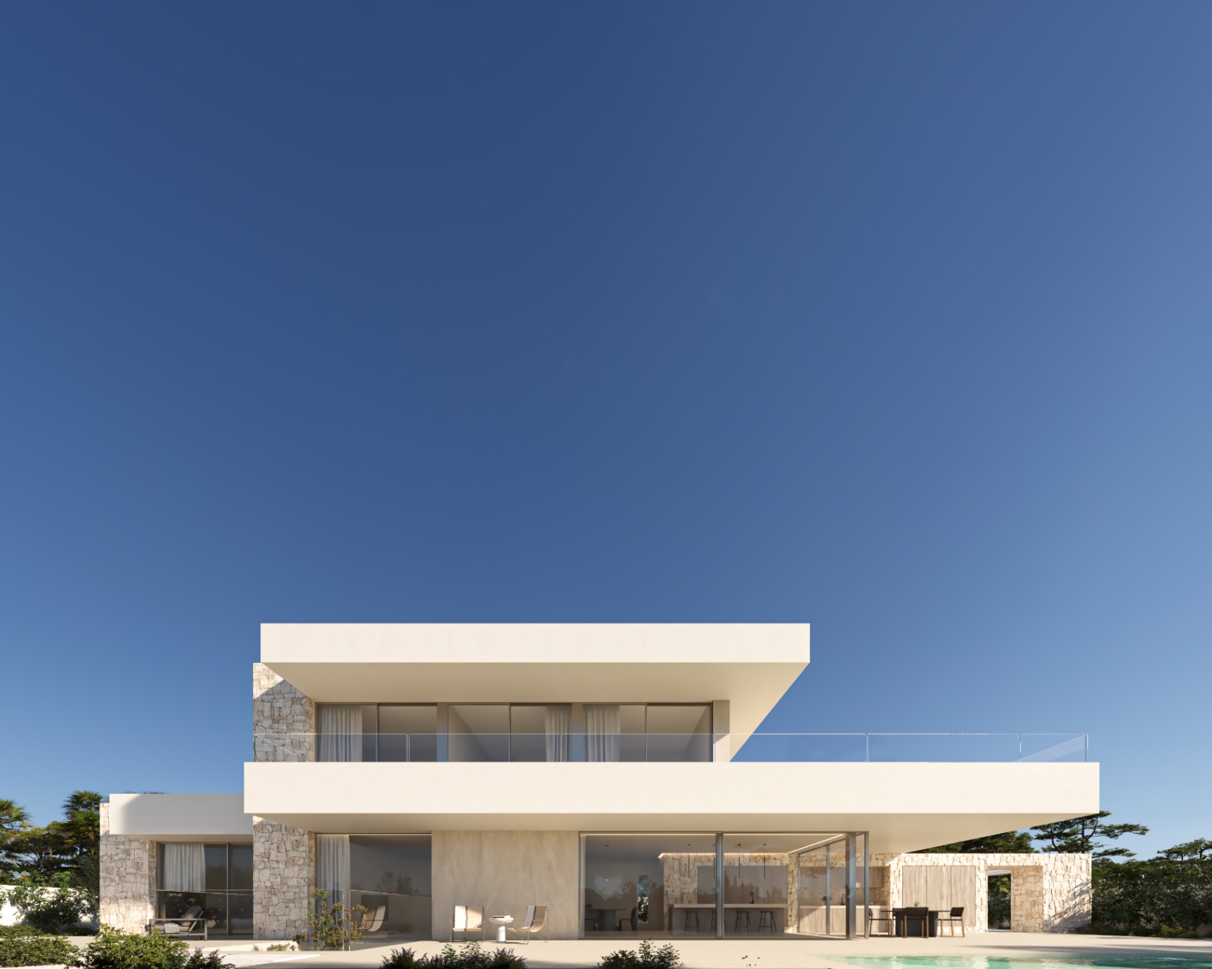 Moraira: Luxueuze nieuwbouw villa op wandelafstand van de zee