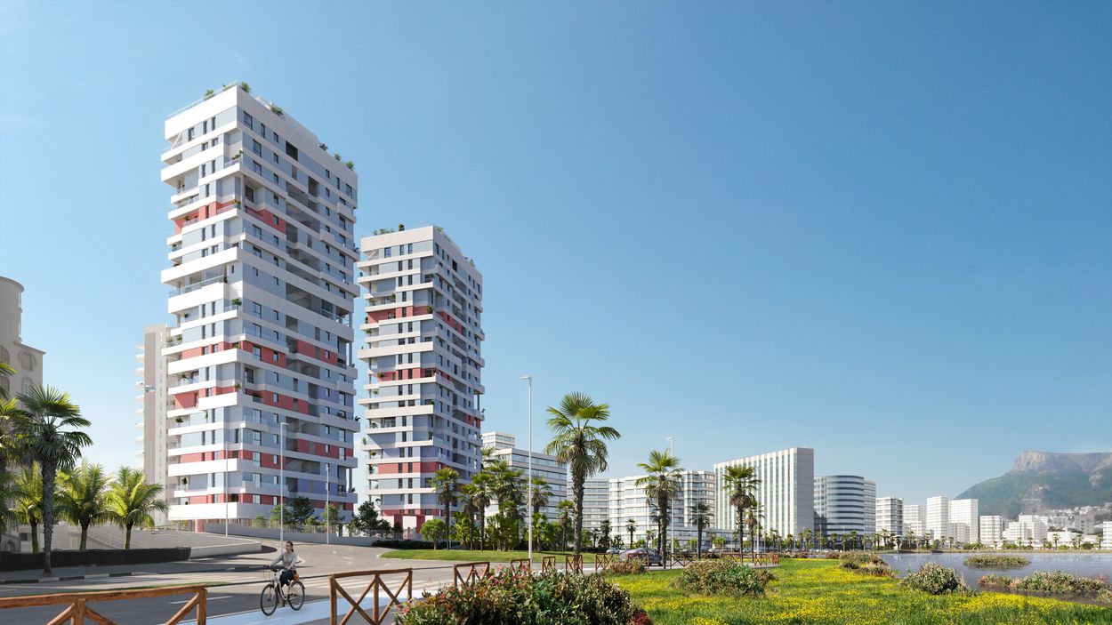 Calpe : Nouveau développement avec des appartements modernes avec de belles vues sur la mer