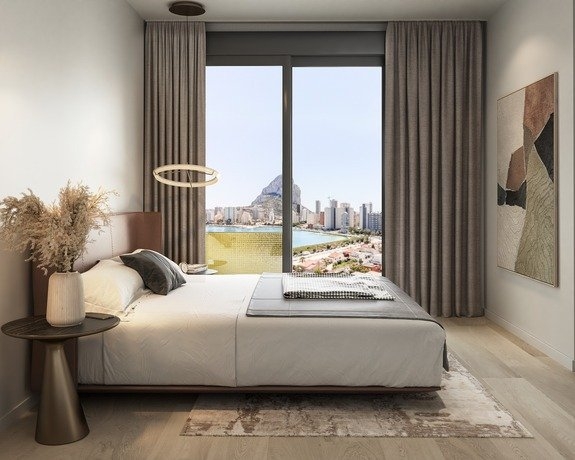 Calpe: Apartamento con vistas al mar en un prestigioso complejo