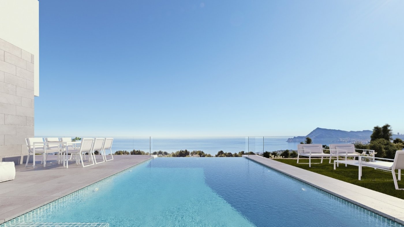Villa de luxe exclusive avec vue imprenable sur la mer Méditerranée à Altea