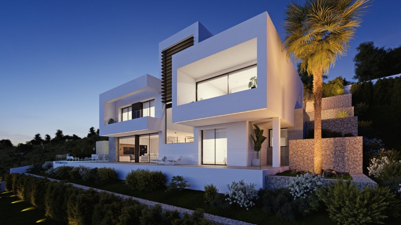Villa de luxe exclusive avec vue imprenable sur la mer Méditerranée à Altea