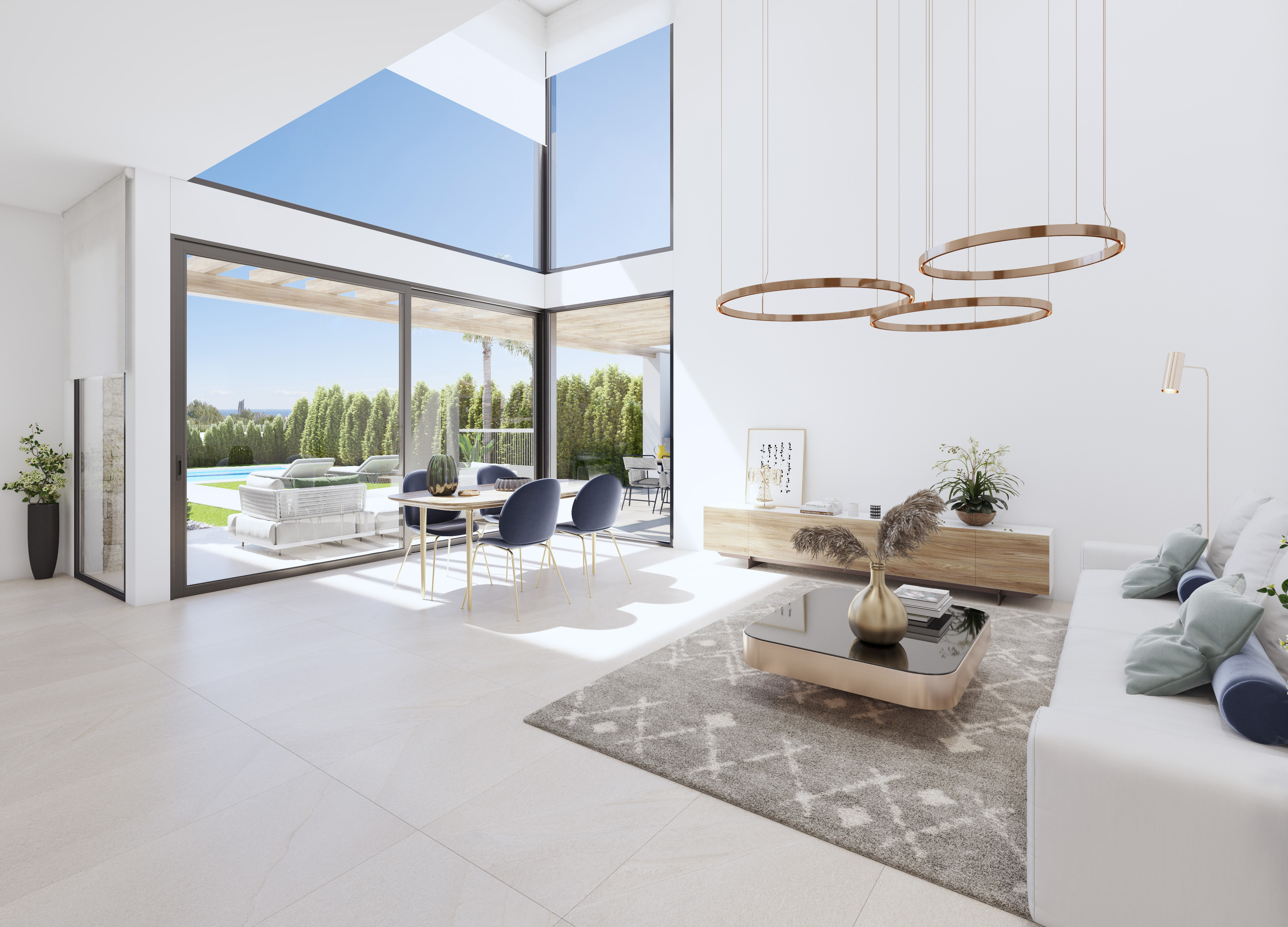 Finestrat: Modern luxury villa with views over the bay of Benidorm