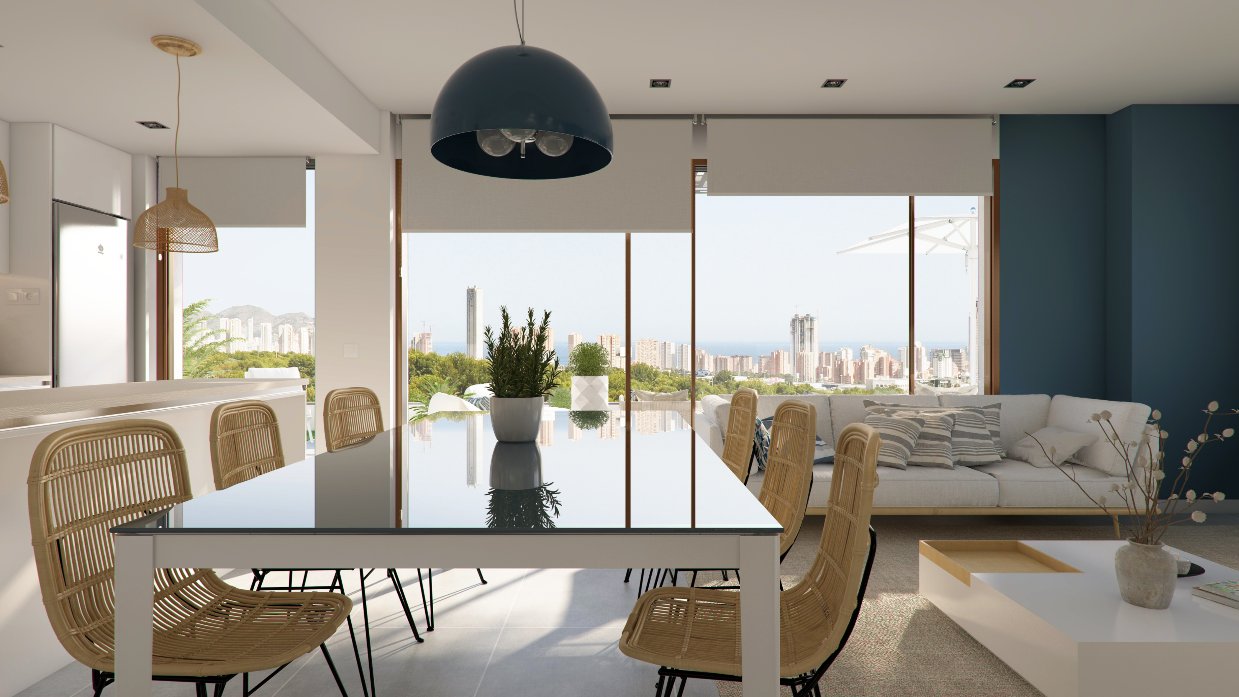 Finestrat: Moderno apartamento dúplex de nueva construcción con una hermosa vista