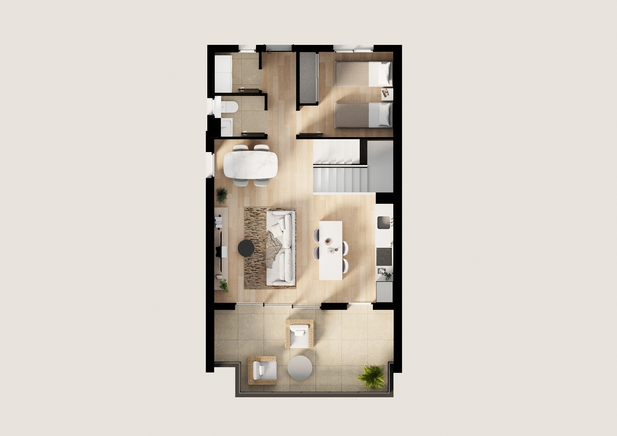 Finestrat: Terraced house in a quiet area