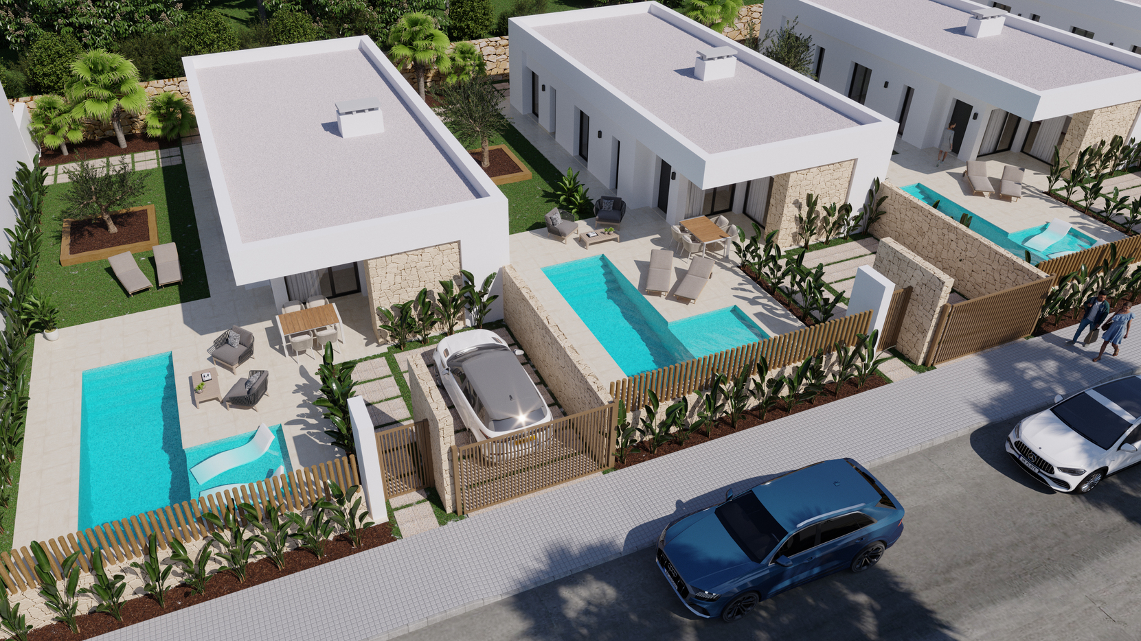 Finestrat: Nieuwbouw villa met 3 slaapkamers