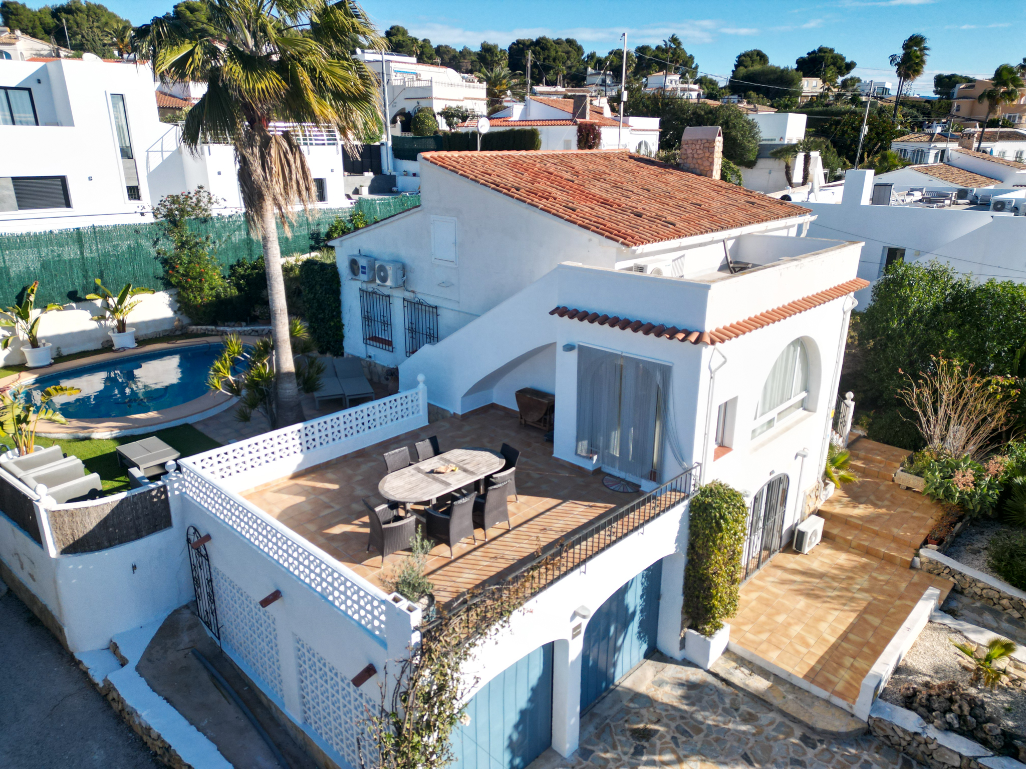 Benissa La Fustera: Acogedora casa de vacaciones con una hermosa vista al mar