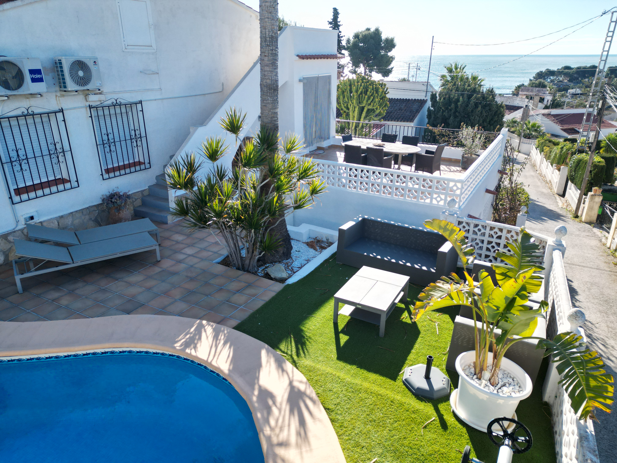 Benissa La Fustera: Maison de vacances confortable avec une belle vue sur la mer