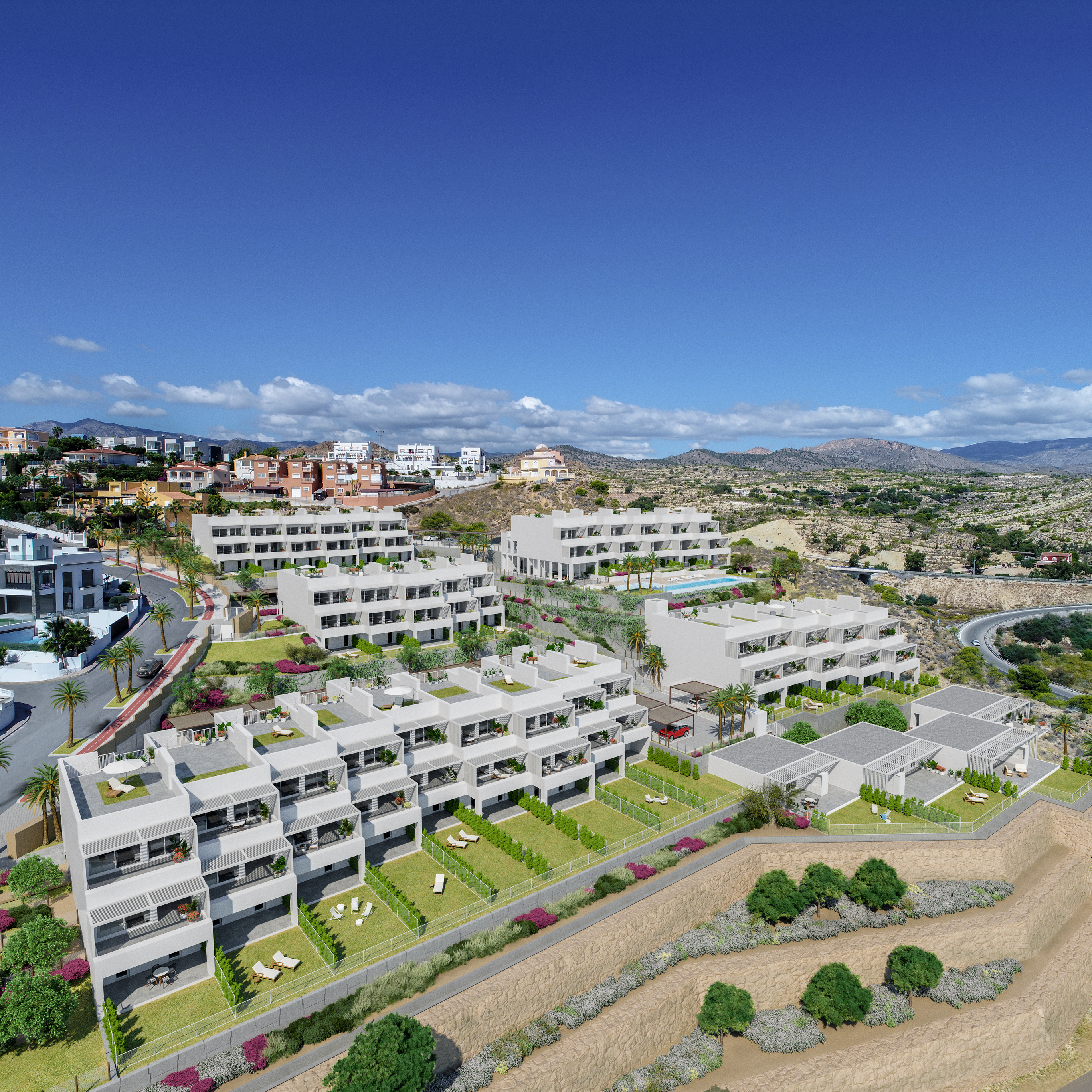 Villajoyosa: Moderne und luxuriöse Neubauwohnungen mit wunderschönem Meerblick