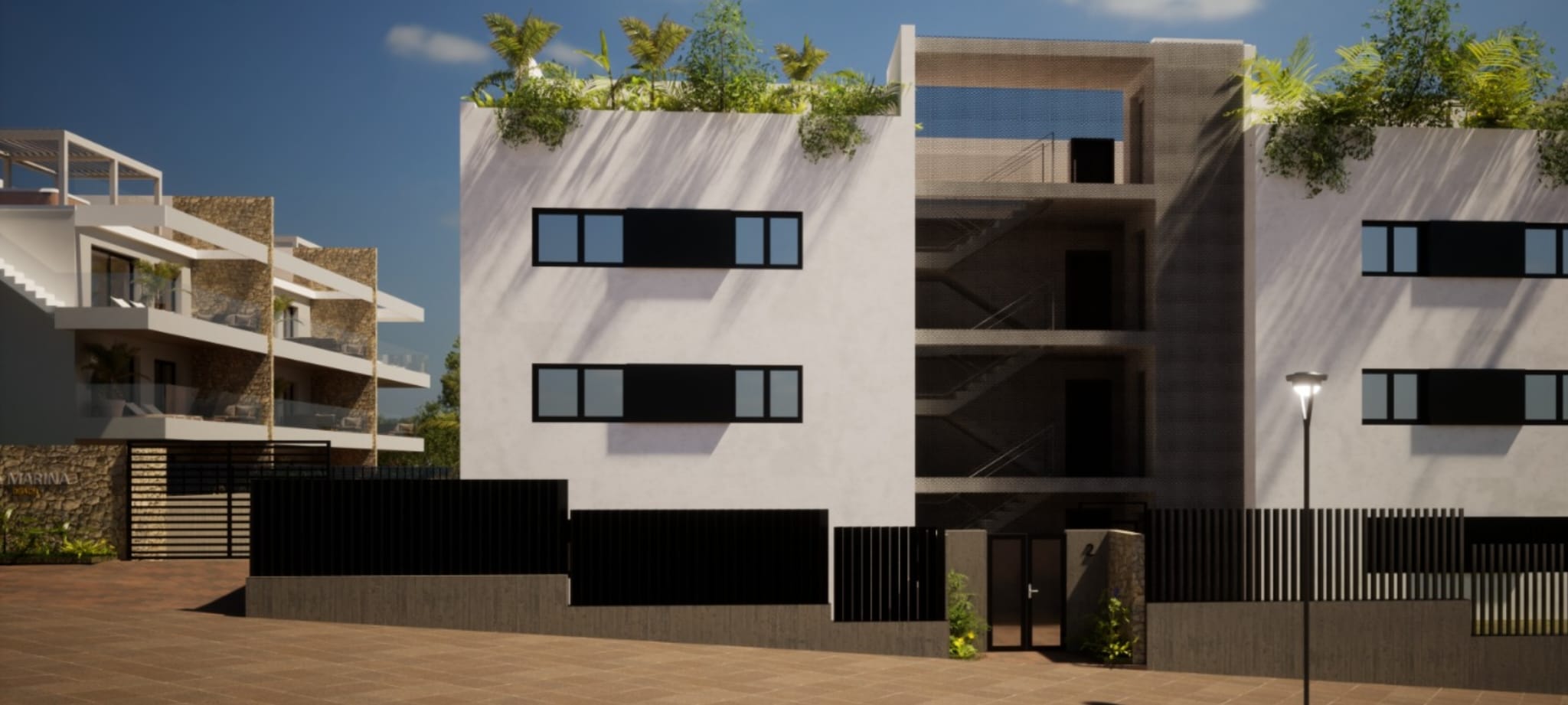 Finestrat: Appartement neuf avec une vue phénoménale sur les toits de Benidorm