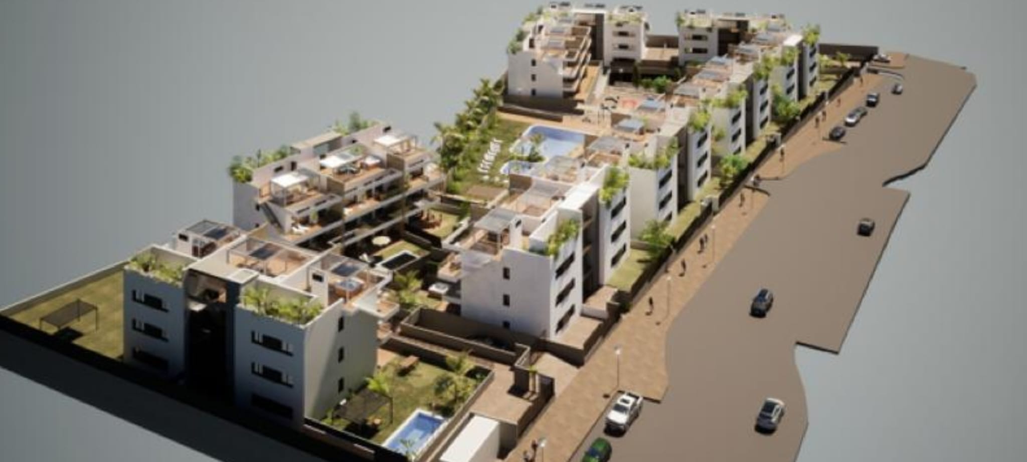 Finestrat: Neubauwohnung mit phänomenalem Blick über die Skyline von Benidorm