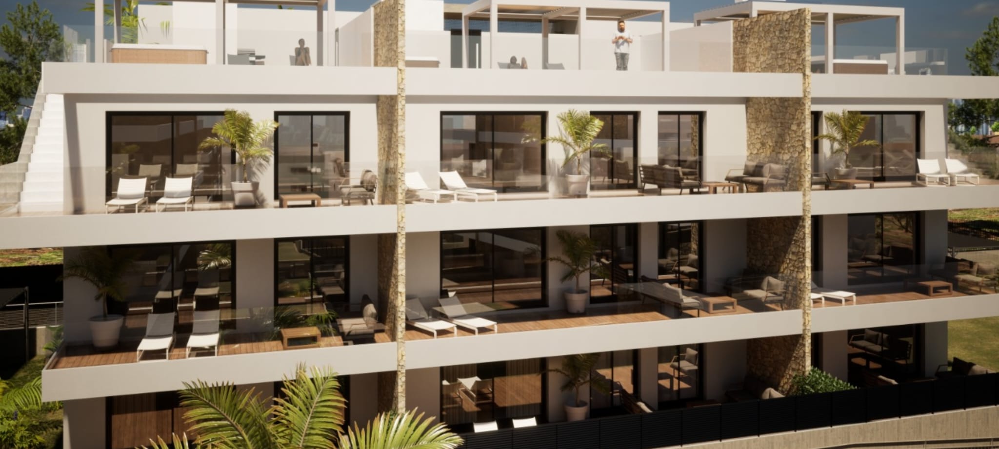 Finestrat: Appartements luxueux avec une vue phénoménale sur les toits de Benidorm