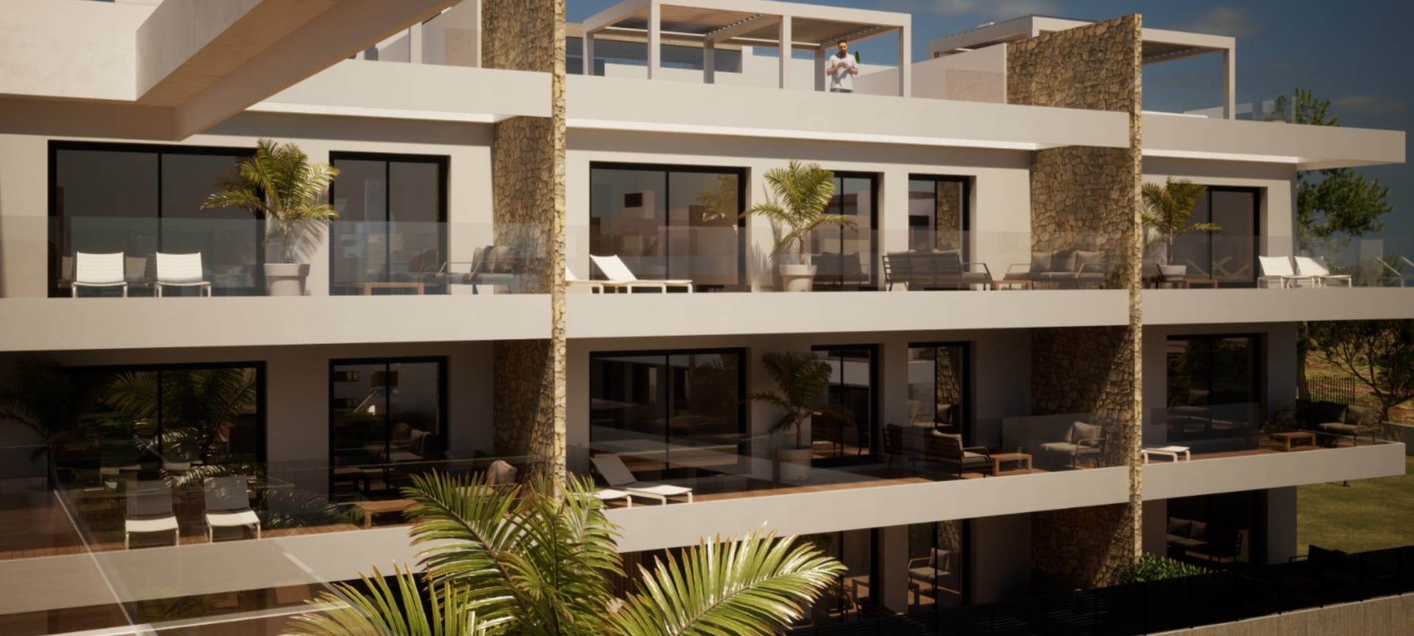Finestrat: Luxueuze appartementen met een fenomenaal zicht over de skyline van Benidorm