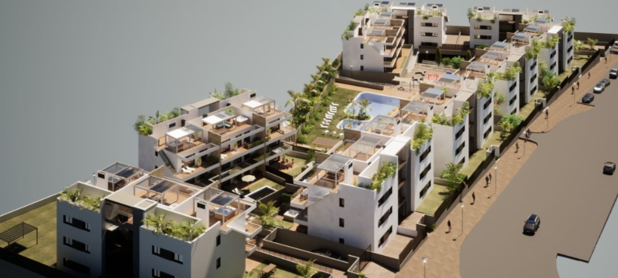 Finestrat: Luxueuze appartementen met een fenomenaal zicht over de skyline van Benidorm