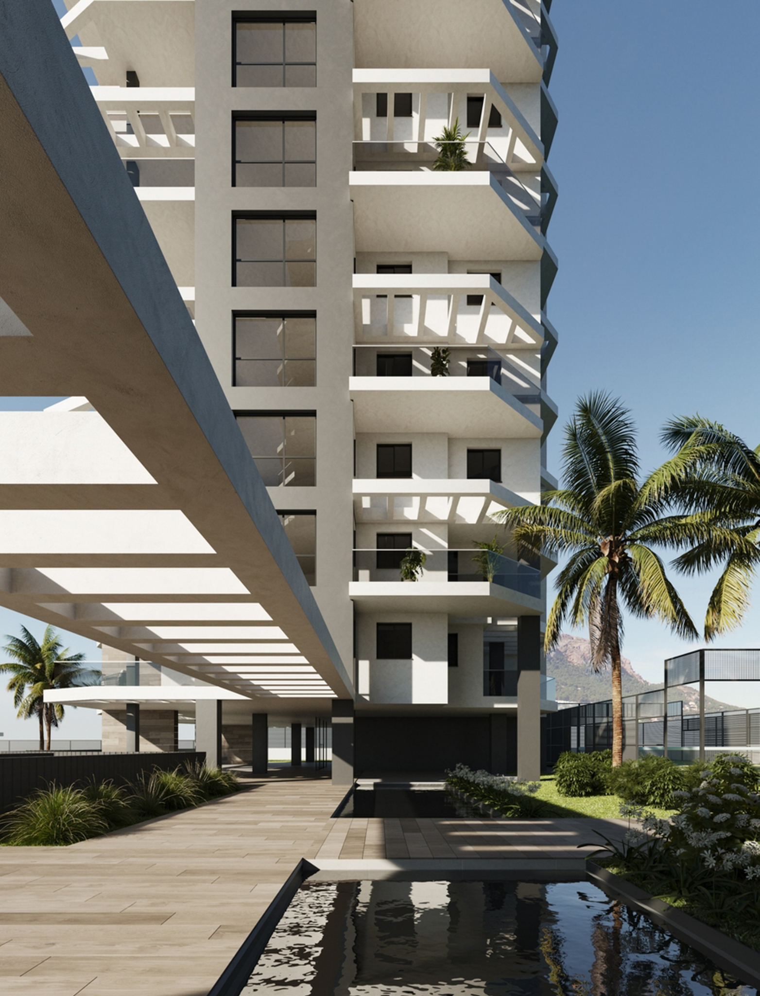 Calpe: Appartement moderne de nouvelle construction à distance de marche de la mer