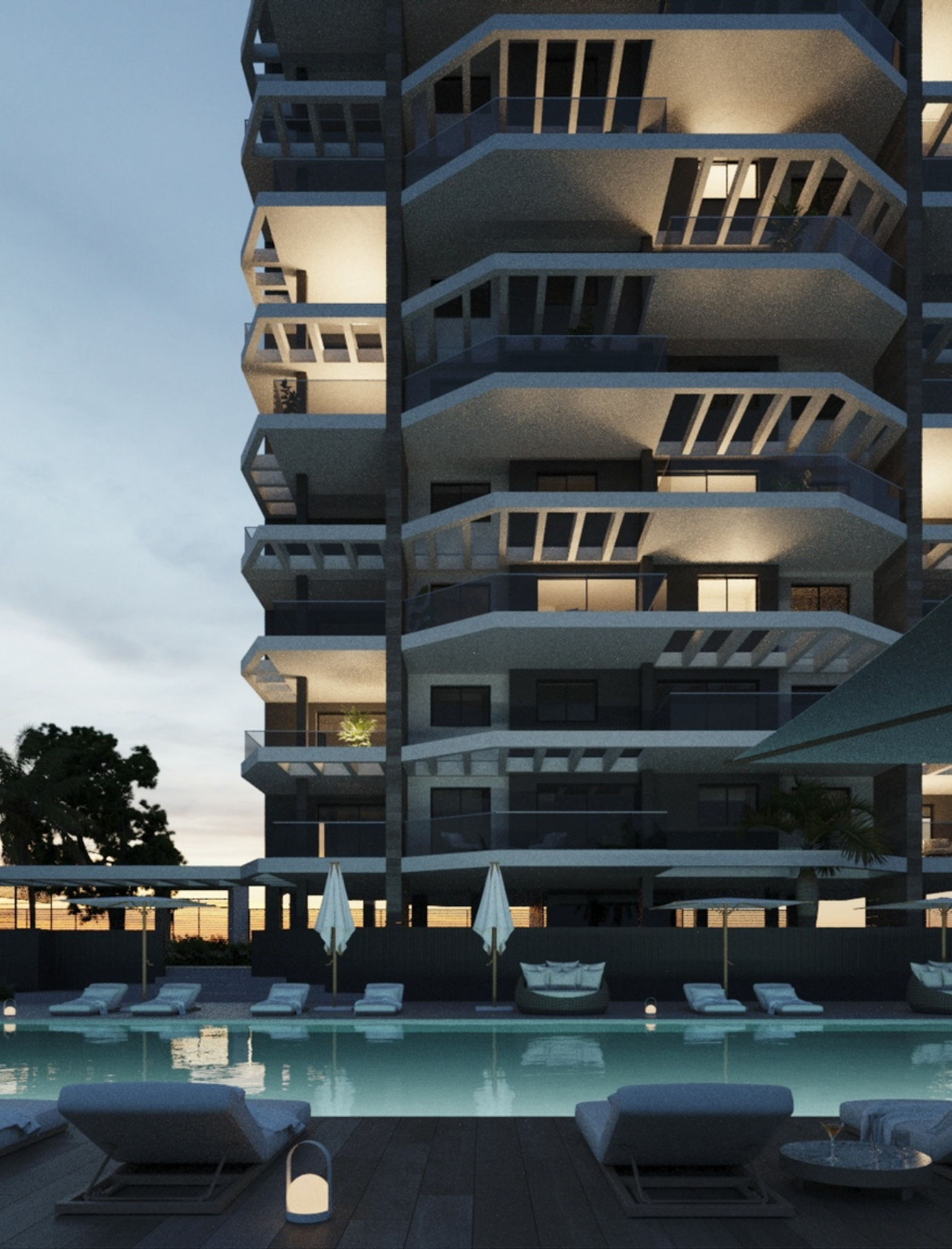 Calpe: Moderno apartamento de obra nueva a poca distancia del mar