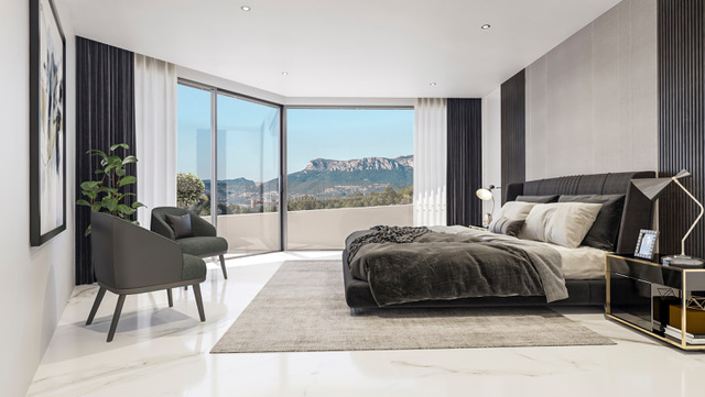 Benissa Costa: Luxueuse villa neuve avec vue panoramique sur Calpe