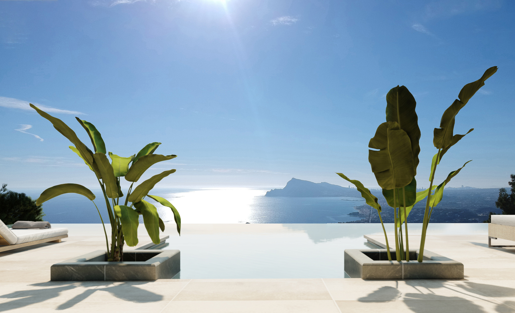 Altea: Luxueuse villa neuve avec une vue phénoménale sur la mer