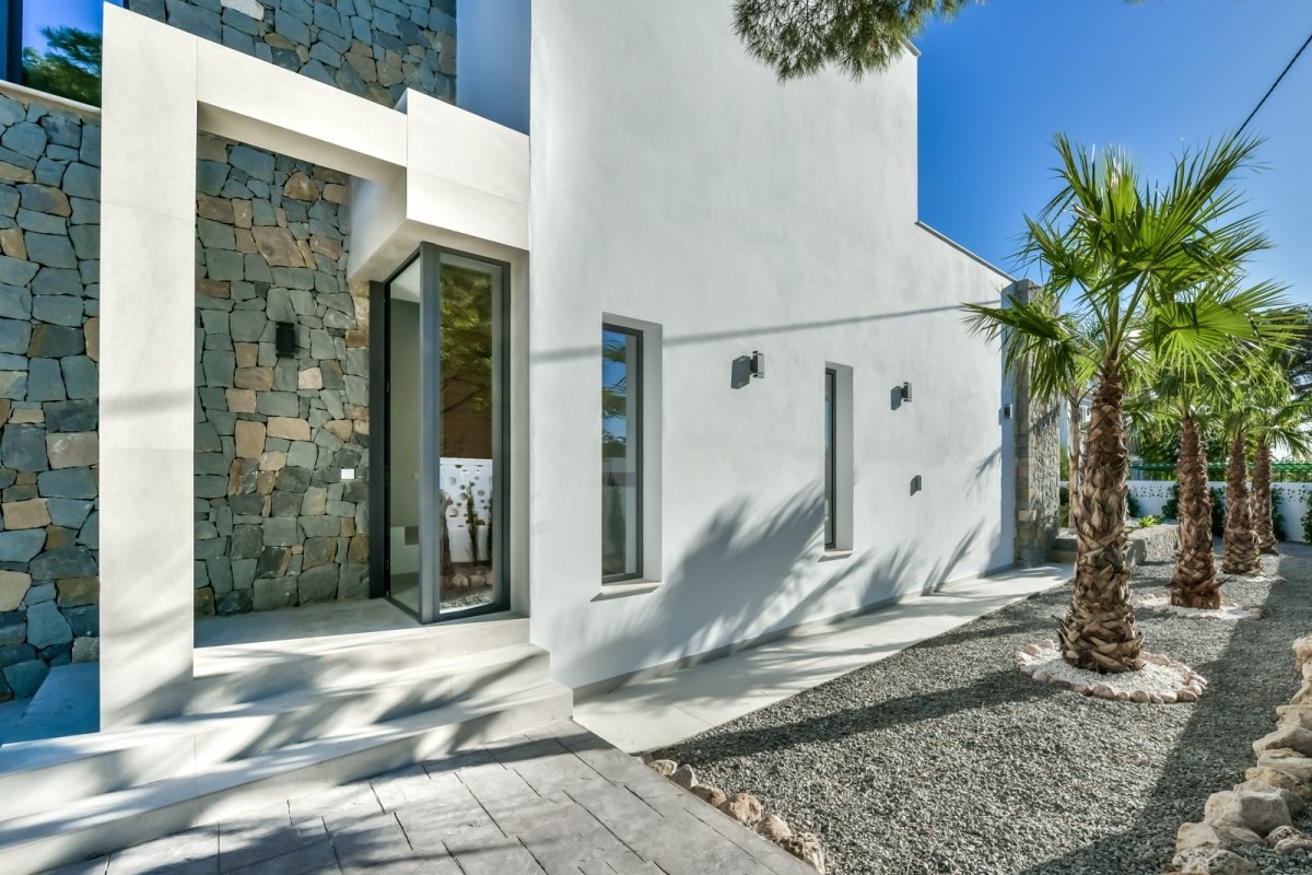 Calpe: Moderne villa met een fantastisch zeezicht