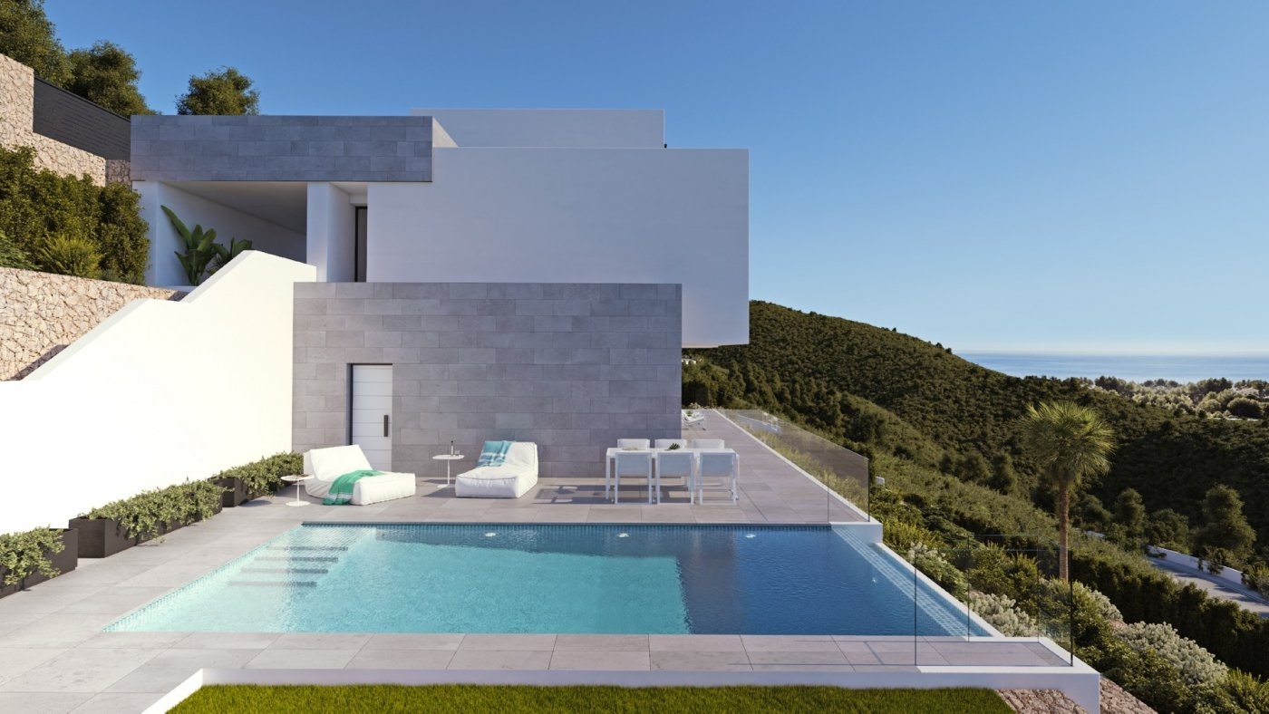 Exklusive Luxusvilla mit atemberaubendem Blick auf das Mittelmeer in Altea