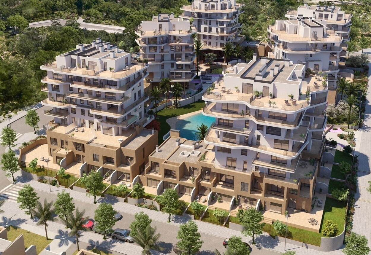 Villajoyosa: Luxury new build flat with direct access to the beach