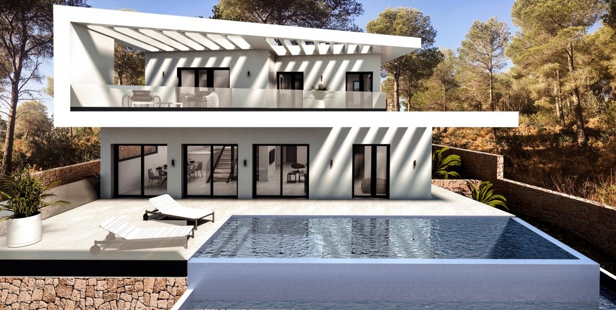 Altea-Hills: Moderne Villa mit spektakulärem Meerblick