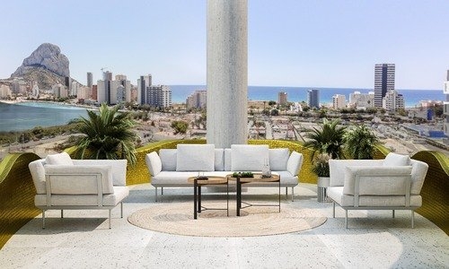 Calpe: Apartment with sea views in prestigious complex
